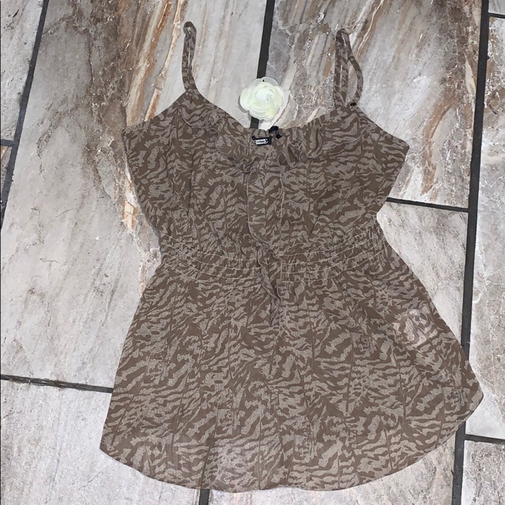 Guess Brown Patterned Blouse